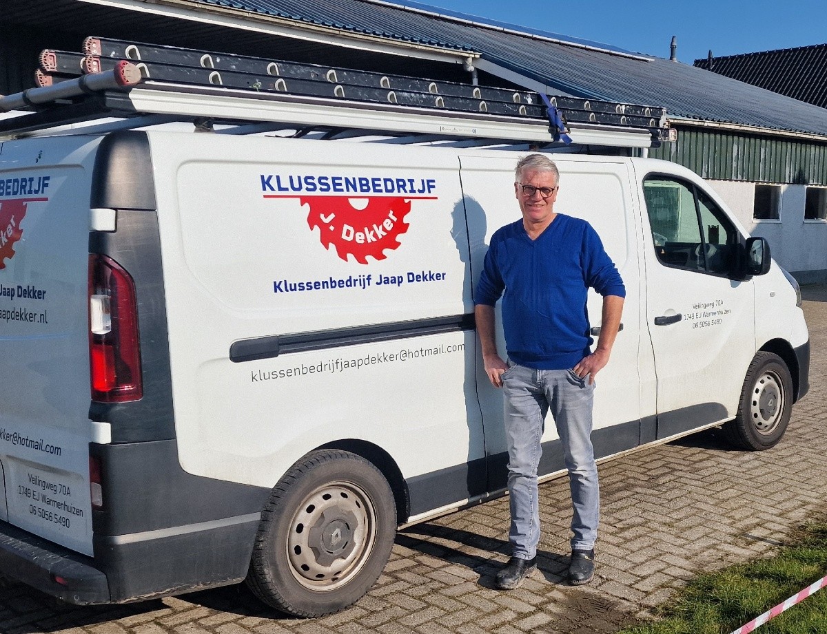 Jaap Dekker van Klussenbedrijf Jaap Dekker